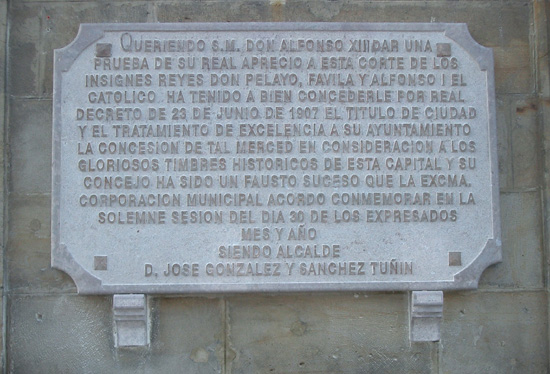 Centenario de la concesión del título de CIUDAD a CANGAS DE ONÍS