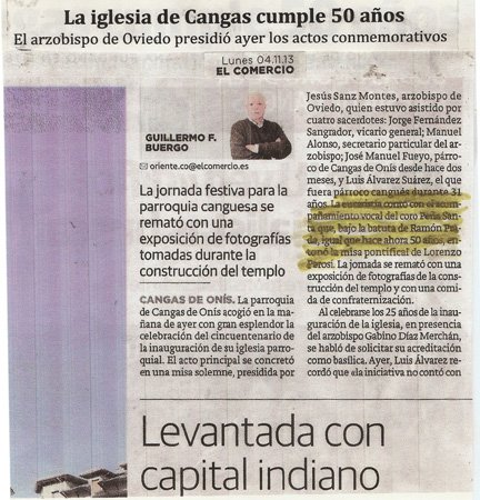 50 ANIVERSARIO de la IGLESIA PARROQUIAL