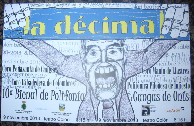 X  BIENAL  DE  POLIFON&Iacute;A      "Ciudad de Cangas de On&iacute;s"