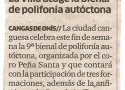 IX BIENAL DE POLIFONÍA REGIONAL AUTÓCTONA 