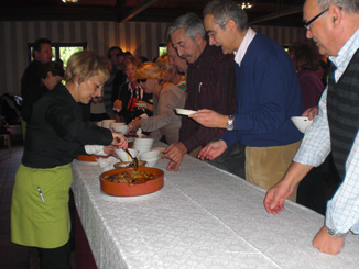 Comida-espicha de despedida tras la 8ª Bienal