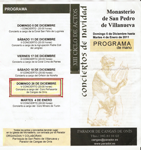 CONCIERTO DE NAVIDAD (XIII Ciclo organizado por la Parroquia de Villanueva y el PARADOR) (Ev-Parador2010-.jpg)