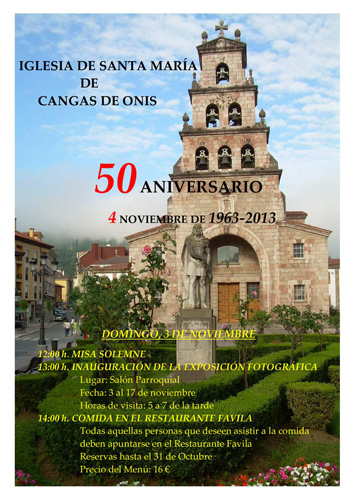 50  ANIVERSARIO  de  la  IGLESIA  PARROQUIAL