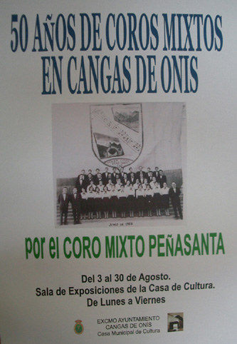Exposición '50 AÑOS DE COROS EN CANGAS DE ONÍS' (Hasta el año 2000, inclusive) (Ico73_Coro.jpg)