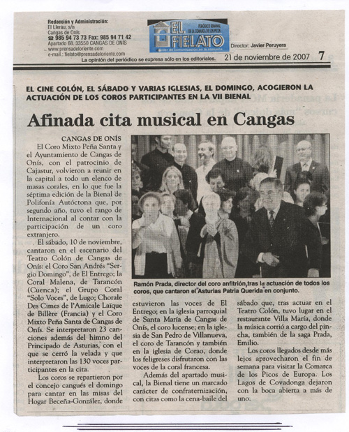 Recorte de prensa