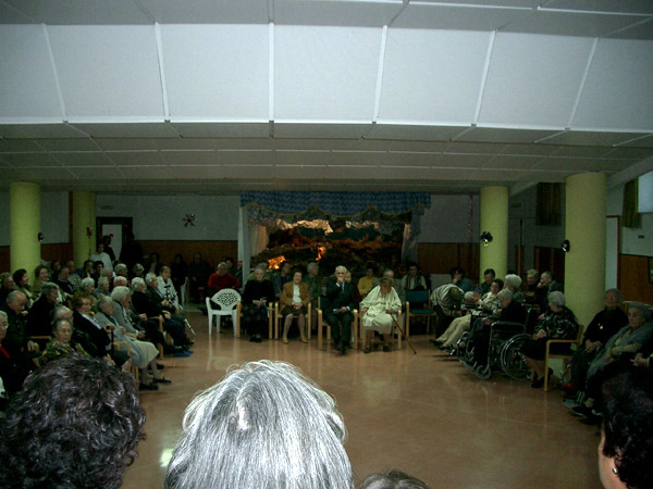 Desde detrás del coro